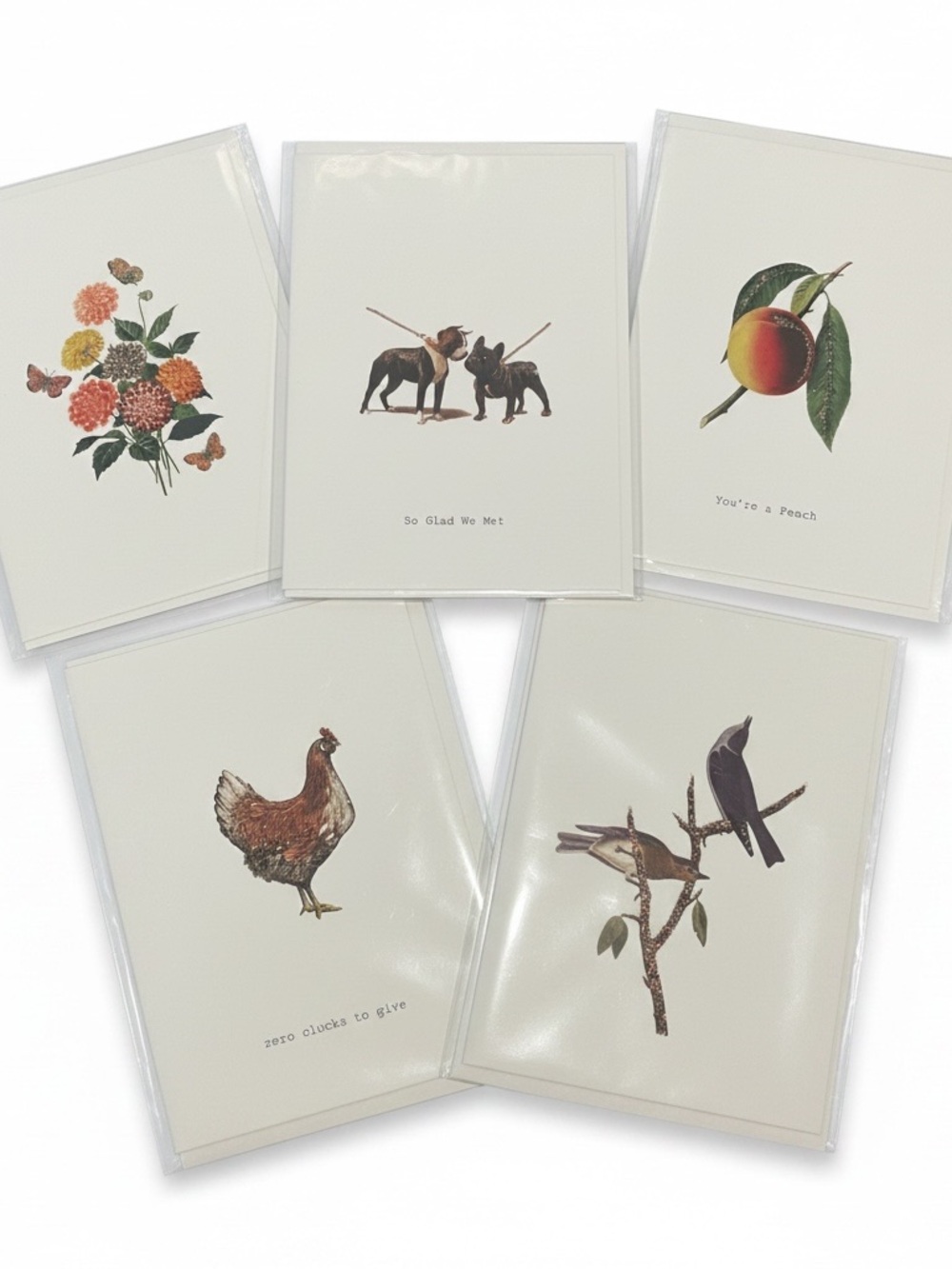 Tokyomilk Botanical & Animal Note Card Set - White